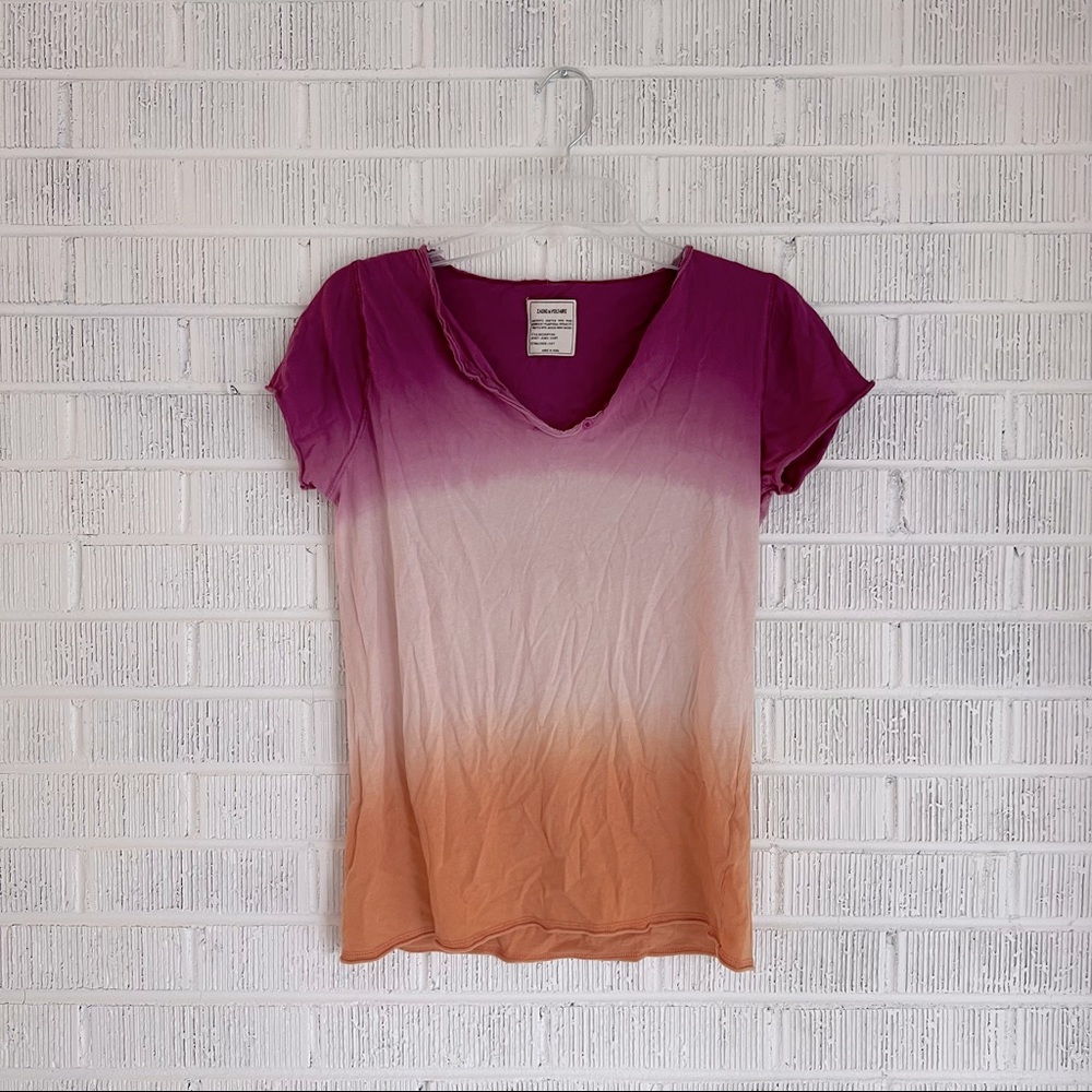 ZADIG & VOLTAIRE🌴 Tunisien Degrade T-Shirt